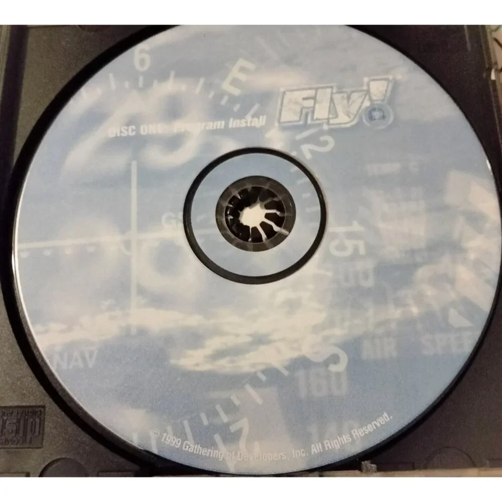 Fly PC Game 3 Disc Set Terminal Reality Flight Simulation Aviation CD 1999